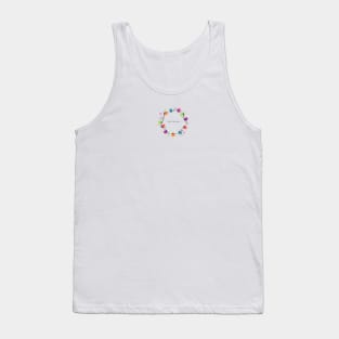 Circle Christmas lights Tank Top